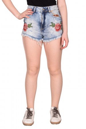 Женские Джинсовые Шорты Cracpot