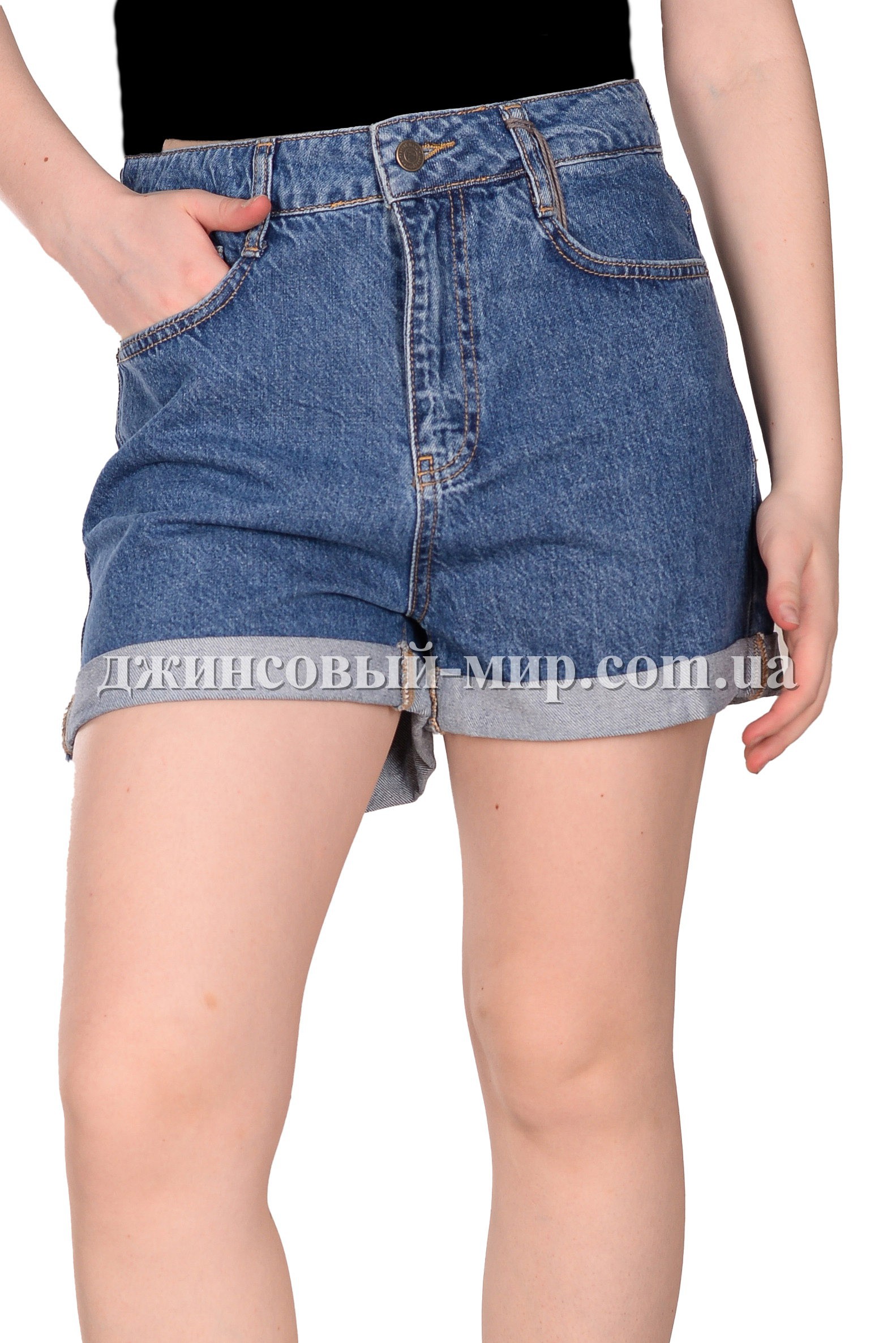 Женские Джинсовые Шорты Cracpot (Полубатал)