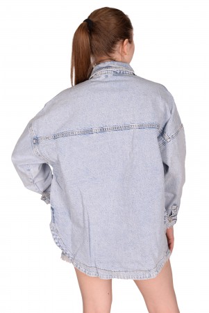 Женская Джинсовая Рубашка Cracpot