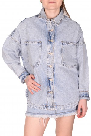 Женская Джинсовая Рубашка Cracpot