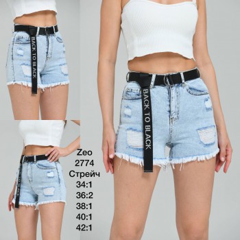 Женские Джинсовые Шорты Zeo Basic