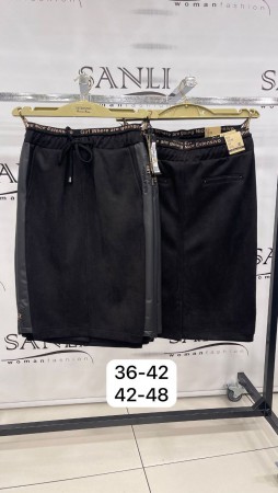 Женская Велюровая Юбка Estensivo (Большие размеры)