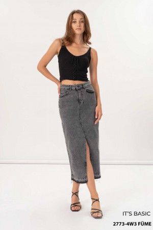 Женская Джинсовая Юбка ITS Basic (Большие размеры)