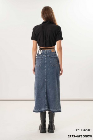 Женская Джинсовая Юбка ITS Basic (Большие размеры)