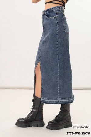 Женская Джинсовая Юбка ITS Basic (Большие размеры)