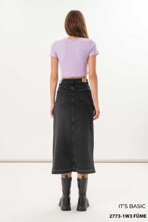 Женская Джинсовая Юбка ITS Basic (Большие размеры)
