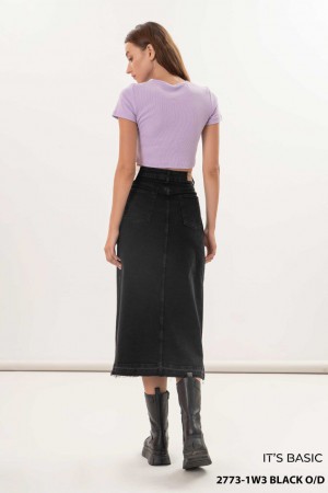 Женская Джинсовая Юбка ITS Basic (Большие размеры)