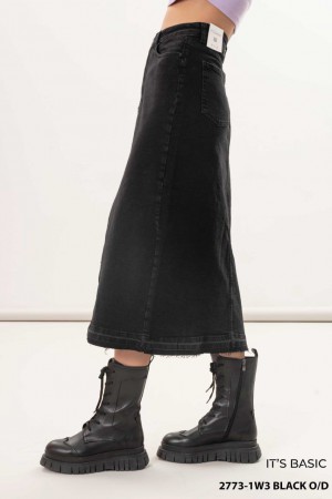 Женская Джинсовая Юбка ITS Basic (Большие размеры)