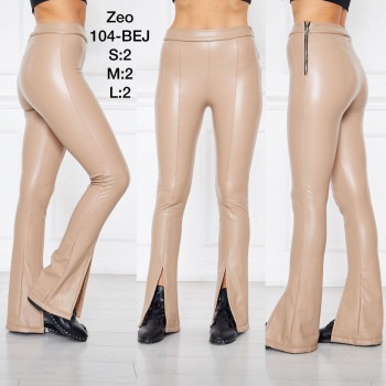Женские Штаны Из Эко Кожи Zeo Basic