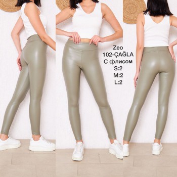 Женские Лосины Из Эко Кожи Zeo Basic