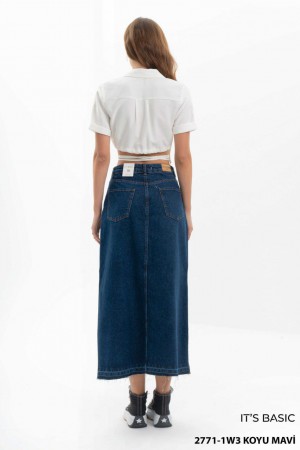Женская Джинсовая Юбка ITS Basic (Большие размеры)