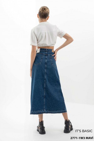 Женская Джинсовая Юбка ITS Basic (Большие размеры)