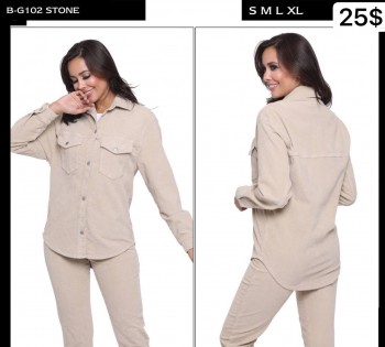 Женская Вельветовая Рубашка Whitney 