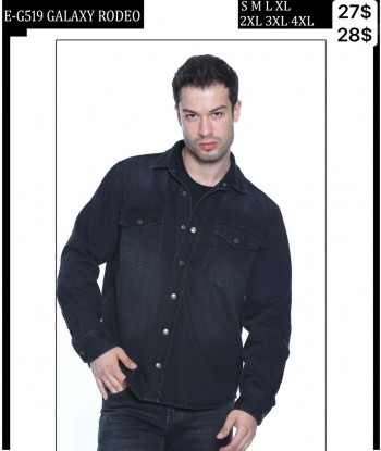 Мужская Джинсовая Рубашка Whitney (Большие размеры)