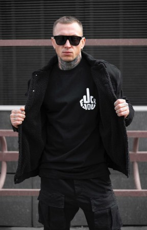 Мужская Джинсовая Куртка Black Island