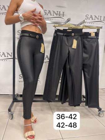 Женские Брюки Из Эко Кожи Estensivo 