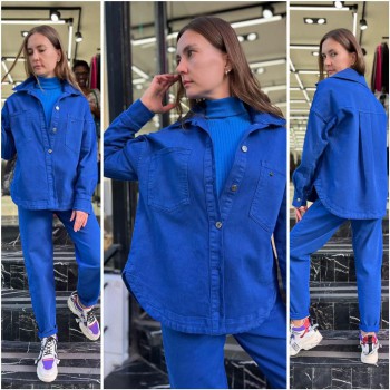 Женский Джинсовый Пиджак Euro Fashion