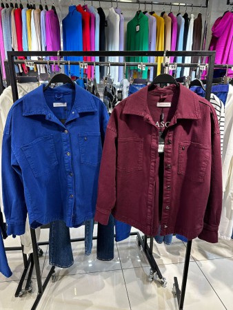 Женский Джинсовый Пиджак Euro Fashion