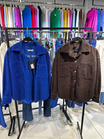 Женская Вельветовая Рубашка Euro Fashion