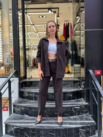 Женские Вельветовые Брюки Euro Fashion