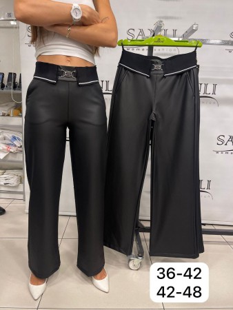 Женские Брюки Из Эко Кожи Carmito (Большие размеры)