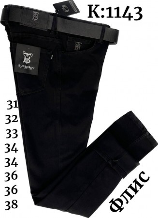 Утеплённые Мужские Джинсы Burberry (длина 34)