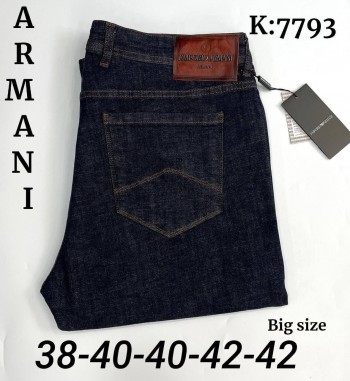 Мужские Джинсы Armani (длина 34) (Большие размеры)