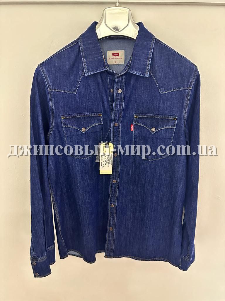 Мужская Джинсовая Рубашка Levis
