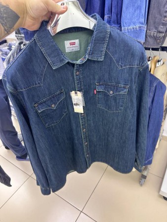 Мужская Джинсовая Рубашка Levis