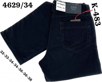 Мужские Вельветы Crown (длина 34)