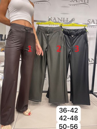 Женские Брюки Из Эко Кожи Mosento (Большие размеры)