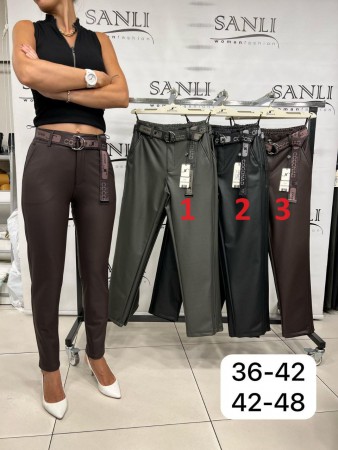 Женские Брюки Из Эко Кожи Lady Coconad