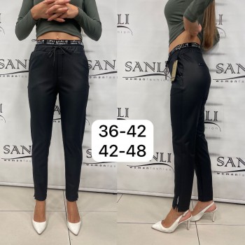 Женские Брюки Из Эко Кожи Estensivo (Большие размеры)