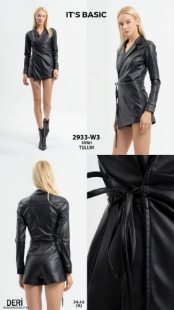 Женский Комбинезон Из Эко Кожи ITS Basic