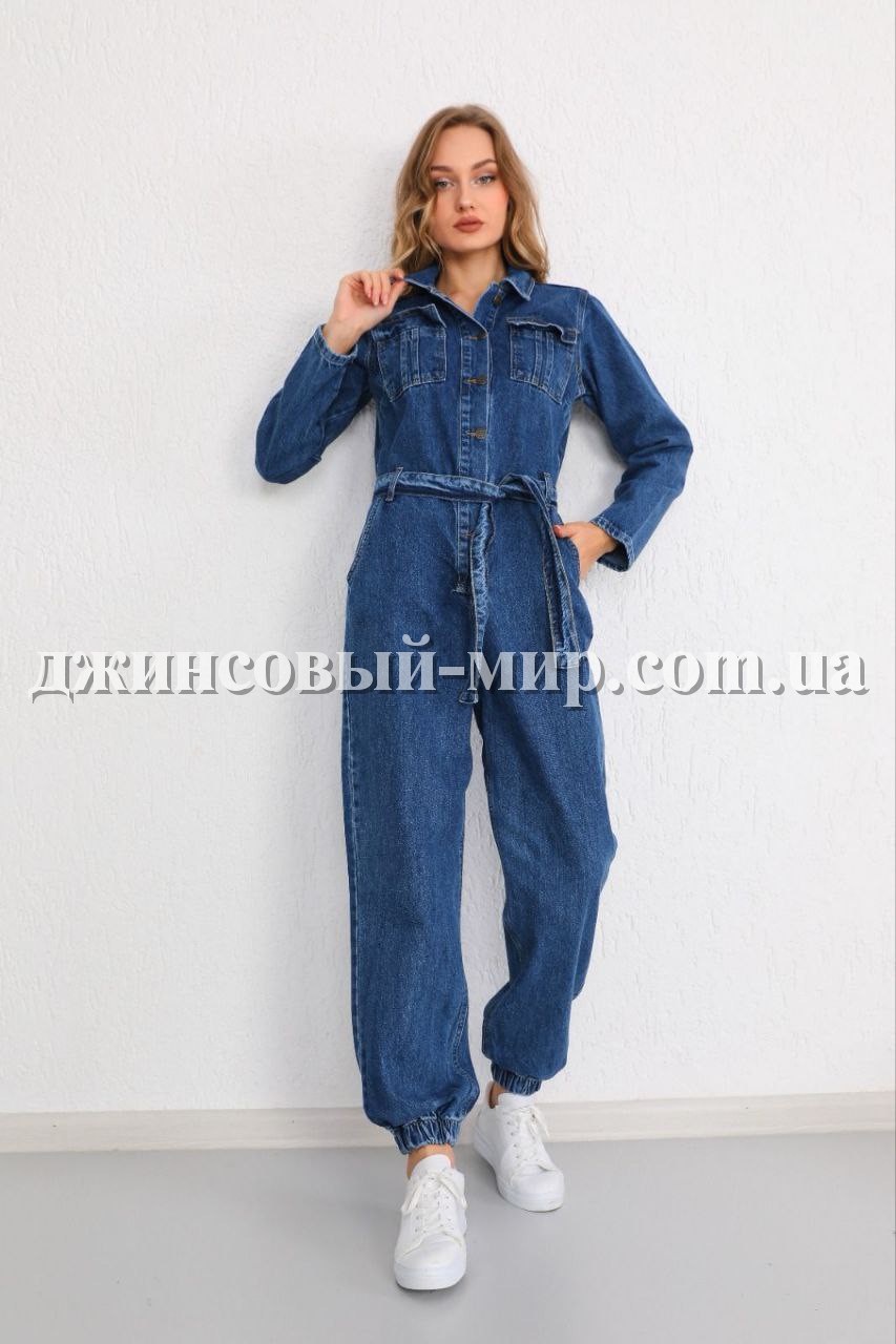 Женский Джинсовый Комбинезон Real Focus