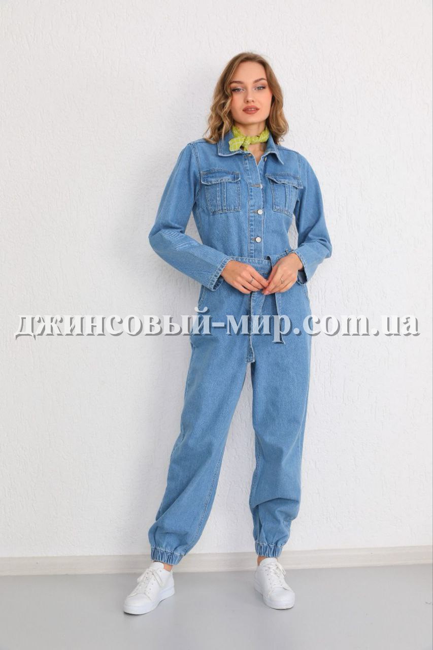 Женский Джинсовый Комбинезон Real Focus