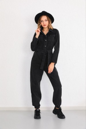 Женский Джинсовый Комбинезон Real Focus