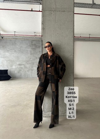 Женские Джинсовый Костюм Zeo Basic