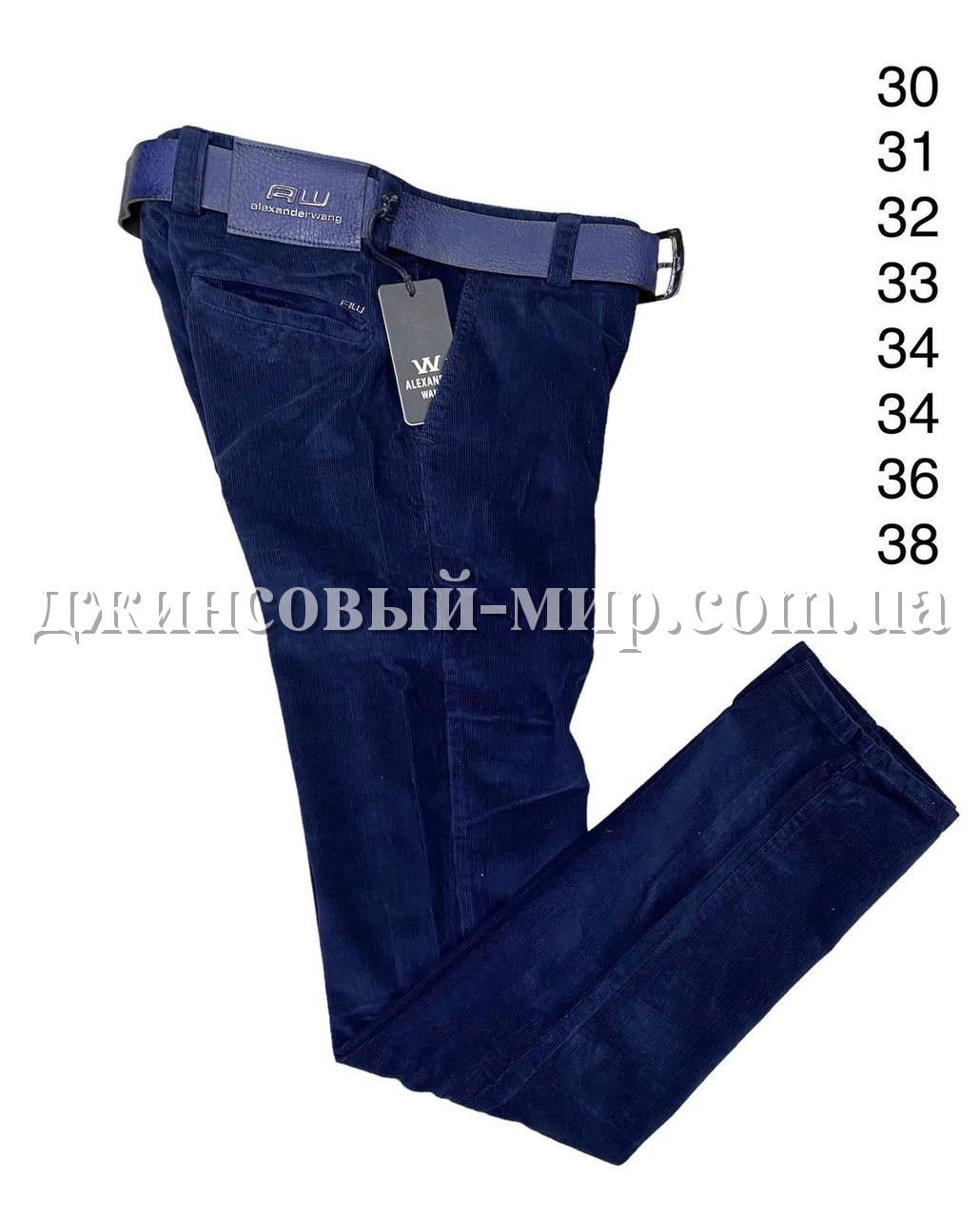 Мужские Вельветовые Джинсы Alexander Wang