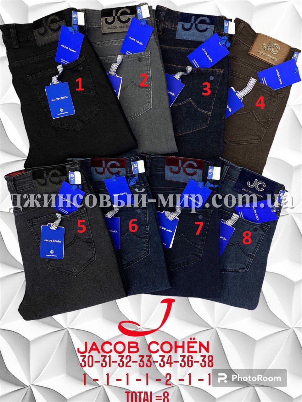 Мужские Джинсы Jacob Cohen